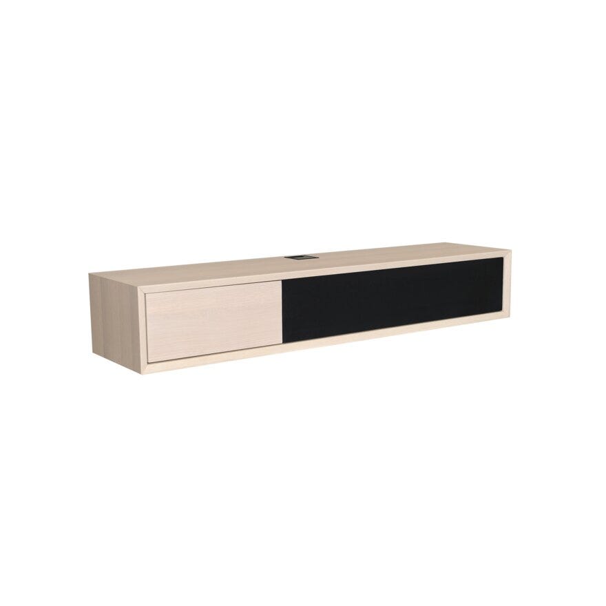 VISION TV-benk 133x32 cm i Beige/natur