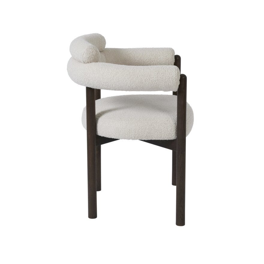 Storm Storm BARDO Spisestol med armlene i Beige/natur designet av Storm Pedersen