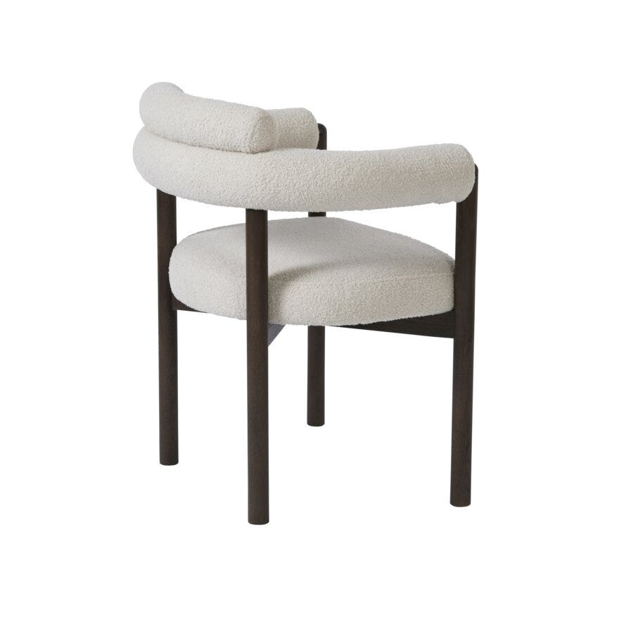 Storm Storm BARDO Spisestol med armlene i Beige/natur designet av Storm Pedersen