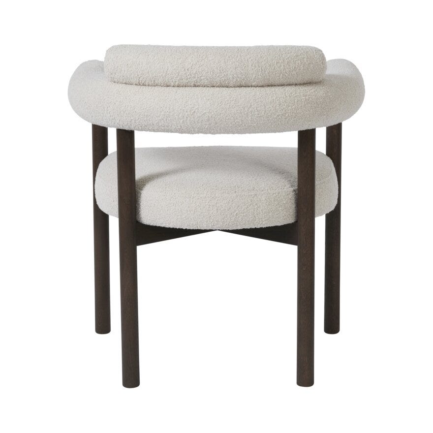 Storm Storm BARDO Spisestol med armlene i Beige/natur designet av Storm Pedersen