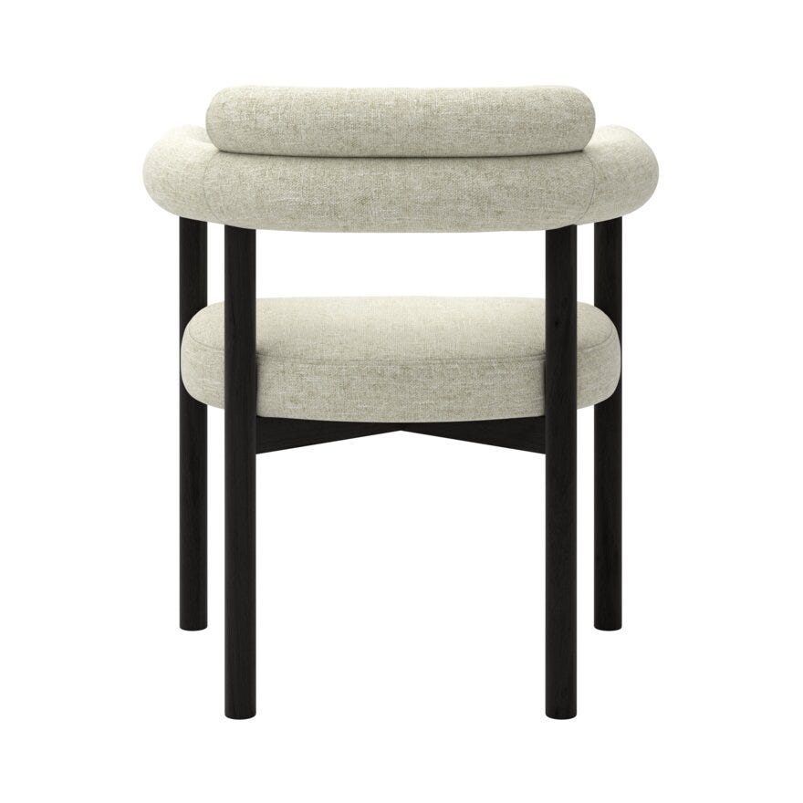 Storm Storm BARDO Spisestol med armlene i Beige/natur designet av Storm Pedersen