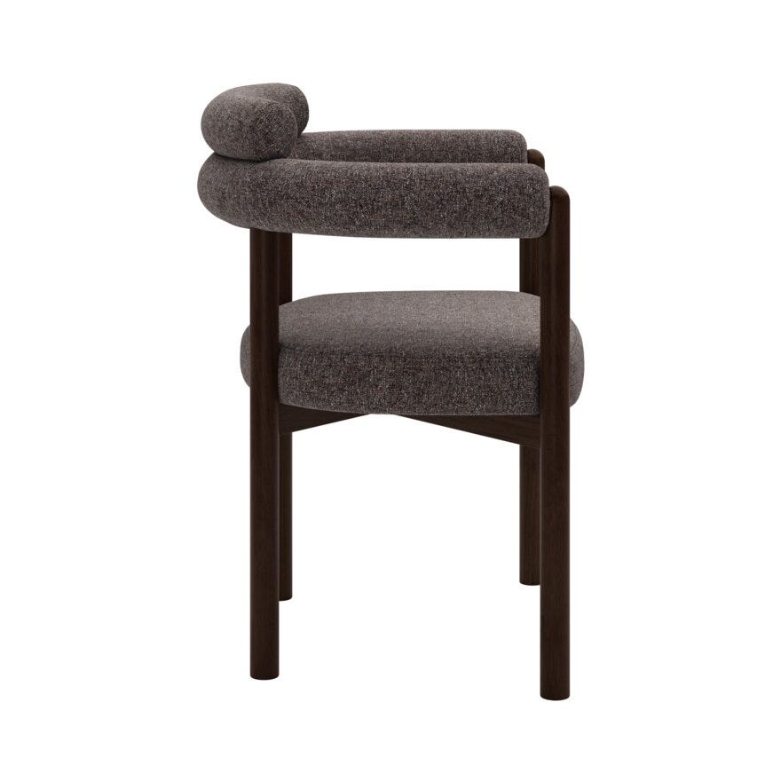 Storm Storm BARDO Spisestol med armlene i Beige/natur designet av Storm Pedersen