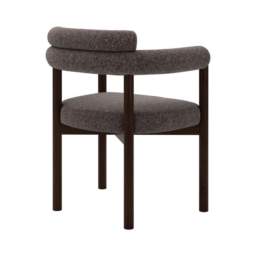 Storm Storm BARDO Spisestol med armlene i Beige/natur designet av Storm Pedersen