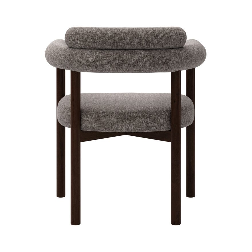 Storm Storm BARDO Spisestol med armlene i Beige/natur designet av Storm Pedersen
