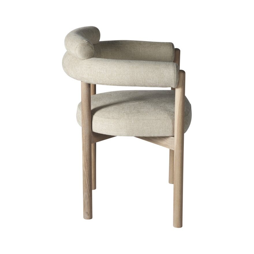 Bohus Exclusive by Storm Storm BARDO Spisestol med armlene i Beige/natur designet av Storm Pedersen