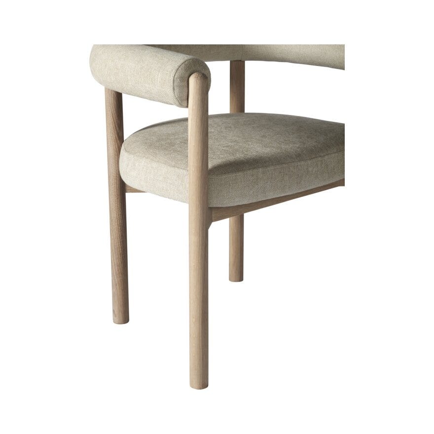 Bohus Exclusive by Storm Storm BARDO Spisestol med armlene i Beige/natur designet av Storm Pedersen