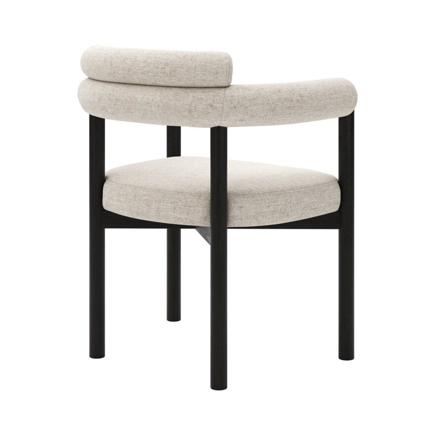 Bohus Exclusive by Storm Storm BARDO Spisestol med armlene i Beige/natur designet av Storm Pedersen