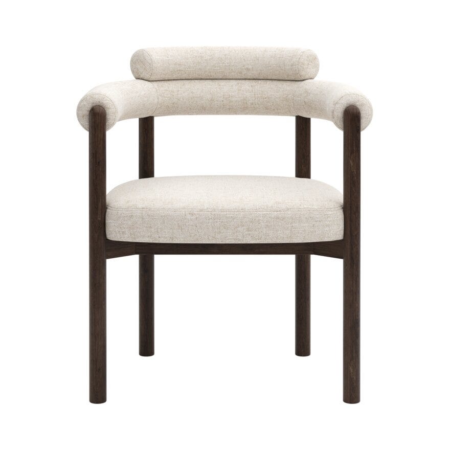 Bohus Exclusive by Storm Storm BARDO Spisestol med armlene i Beige/natur designet av Storm Pedersen