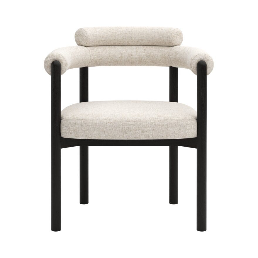 Bohus Exclusive by Storm Storm BARDO Spisestol med armlene i Beige/natur designet av Storm Pedersen