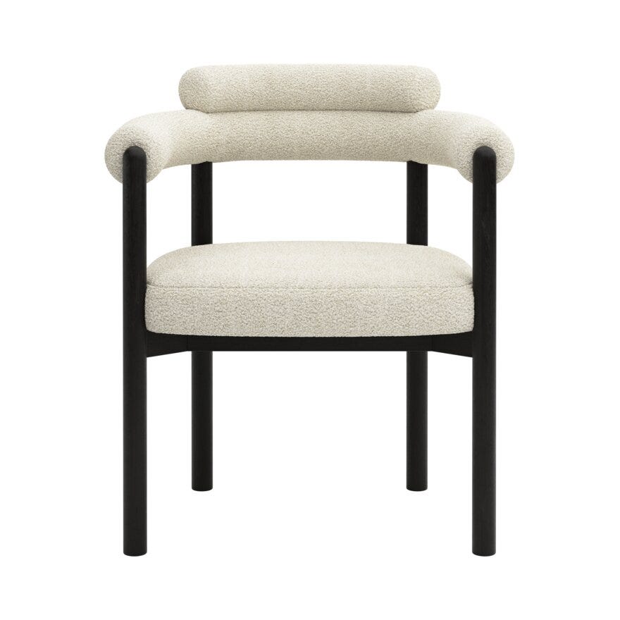 Bohus Exclusive by Storm Storm BARDO Spisestol med armlene i Beige/natur designet av Storm Pedersen