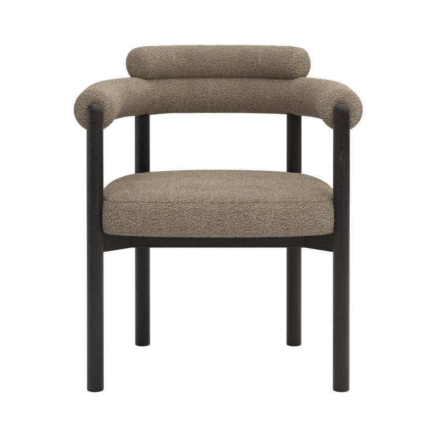 Bohus Exclusive by Storm Storm BARDO Spisestol med armlene i Beige/natur designet av Storm Pedersen