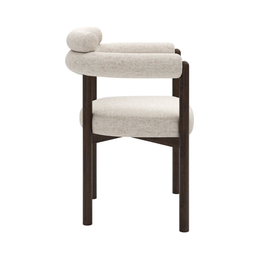 Bohus Exclusive by Storm Storm BARDO Spisestol med armlene i Beige/natur designet av Storm Pedersen