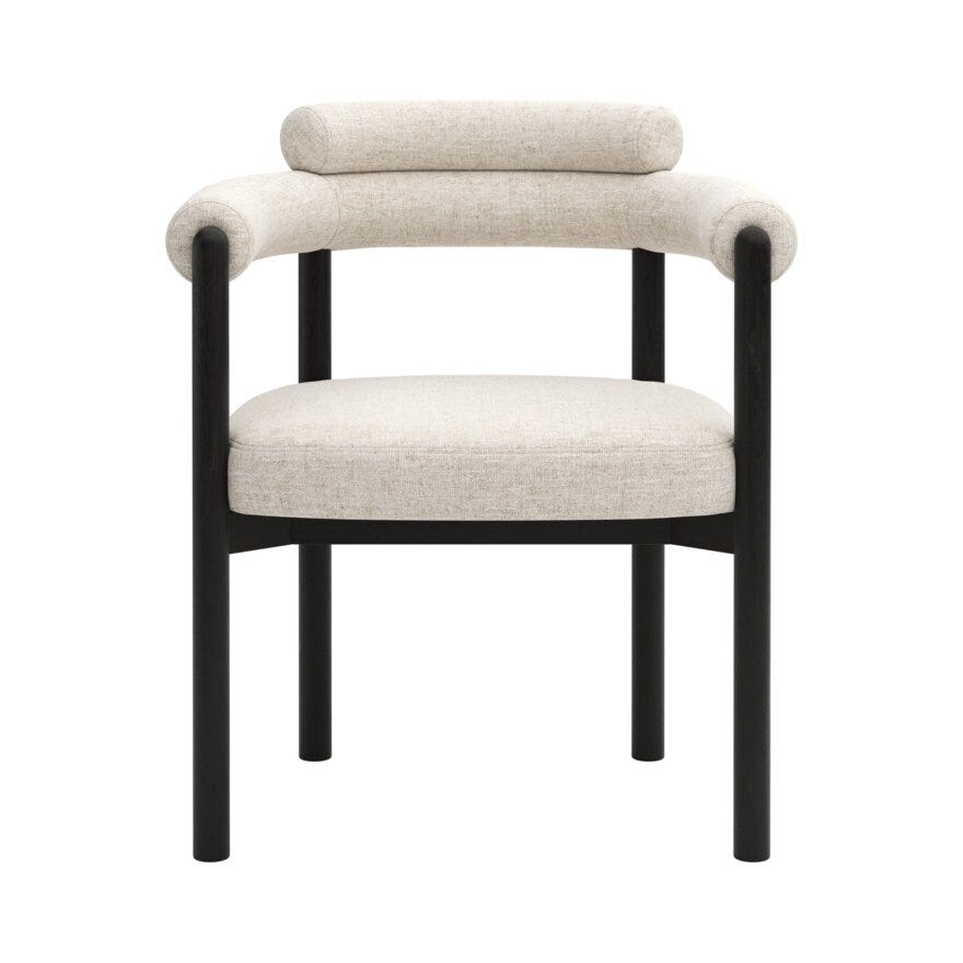 Bohus Exclusive by Storm Storm BARDO Spisestol med armlene i Beige/natur designet av Storm Pedersen