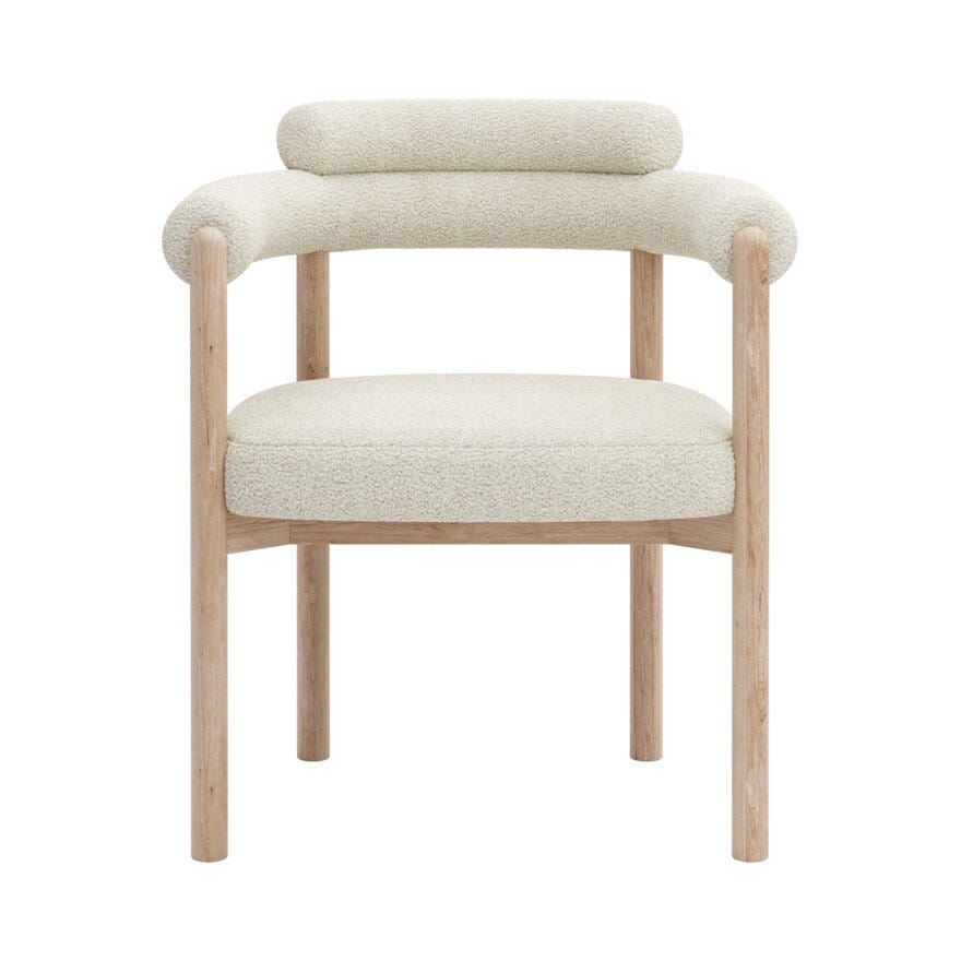 Bohus Exclusive by Storm Storm BARDO Spisestol med armlene i Beige/natur designet av Storm Pedersen