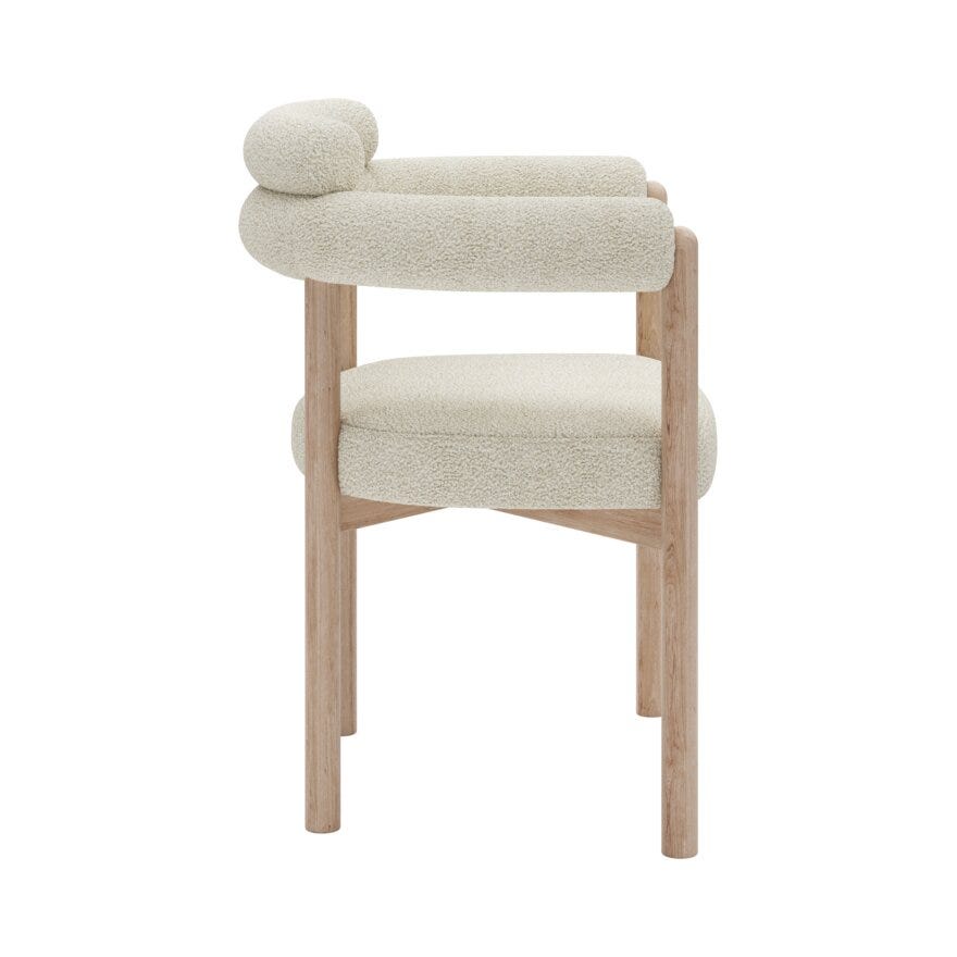 Bohus Exclusive by Storm Storm BARDO Spisestol med armlene i Beige/natur designet av Storm Pedersen