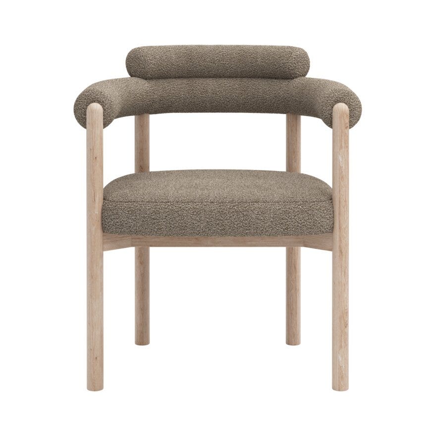 Bohus Exclusive by Storm Storm BARDO Spisestol med armlene i Beige/natur designet av Storm Pedersen