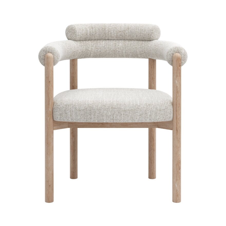 Bohus Exclusive by Storm Storm BARDO Spisestol med armlene i Beige/natur designet av Storm Pedersen
