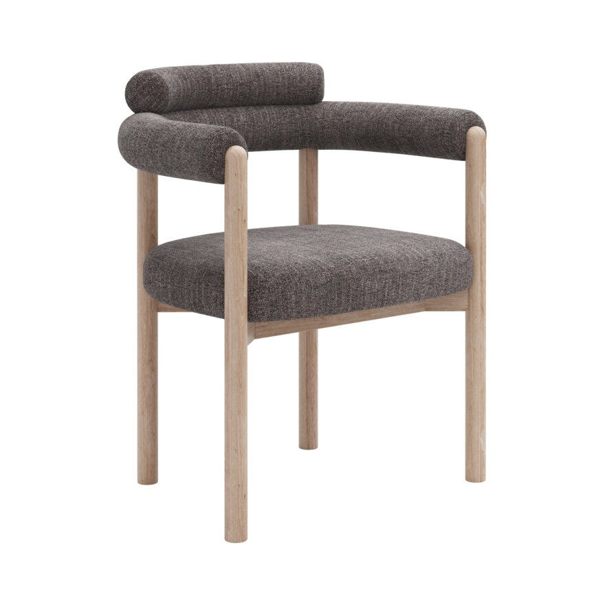 Bohus Exclusive by Storm Storm BARDO Spisestol med armlene i Brun designet av Storm Pedersen