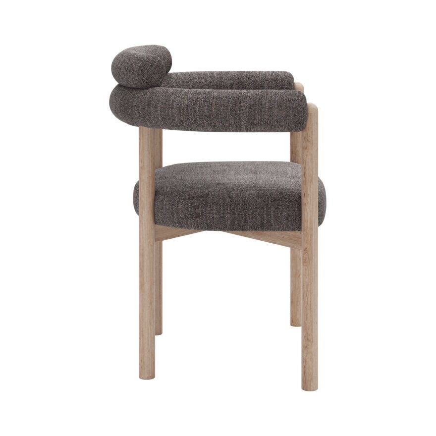 Bohus Exclusive by Storm Storm BARDO Spisestol med armlene i Brun designet av Storm Pedersen