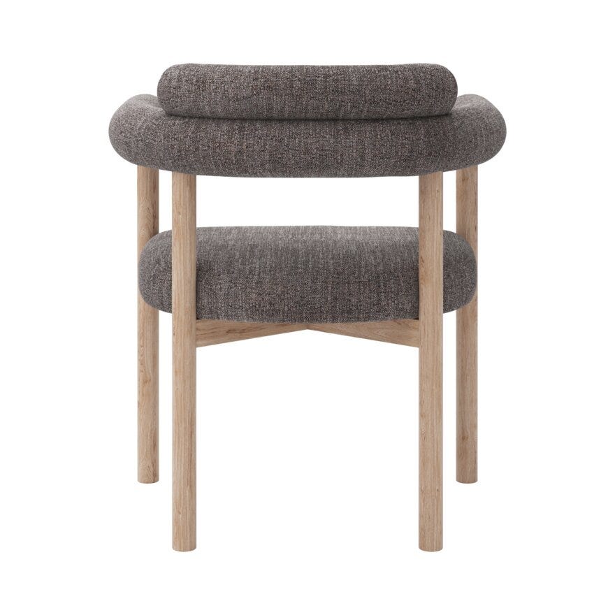 Bohus Exclusive by Storm Storm BARDO Spisestol med armlene i Brun designet av Storm Pedersen