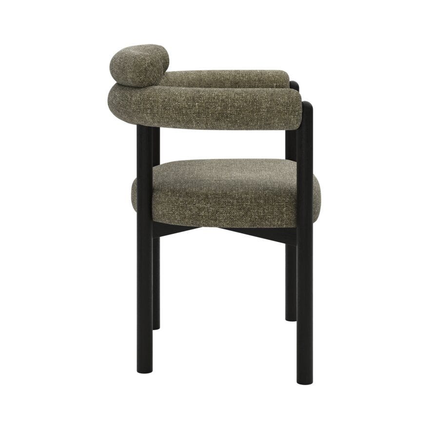 Bohus Exclusive by Storm Storm BARDO Spisestol med armlene i Grønn designet av Storm Pedersen