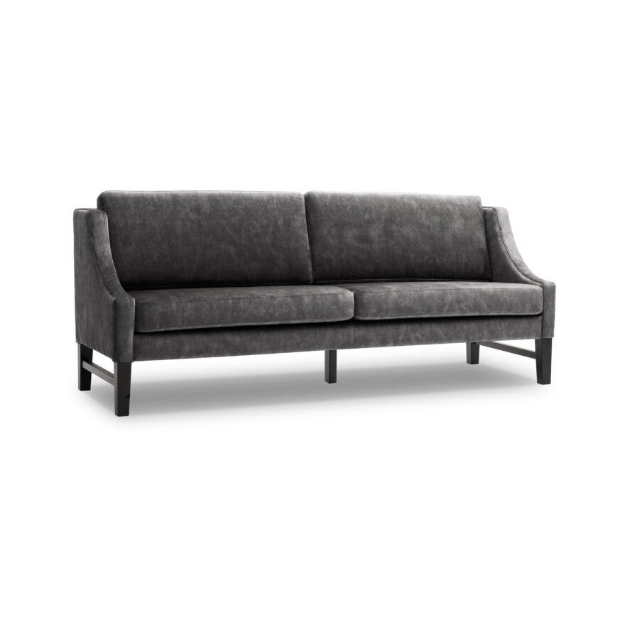 DAVOS Spisesofa med armlene 198x79 cm i Grå