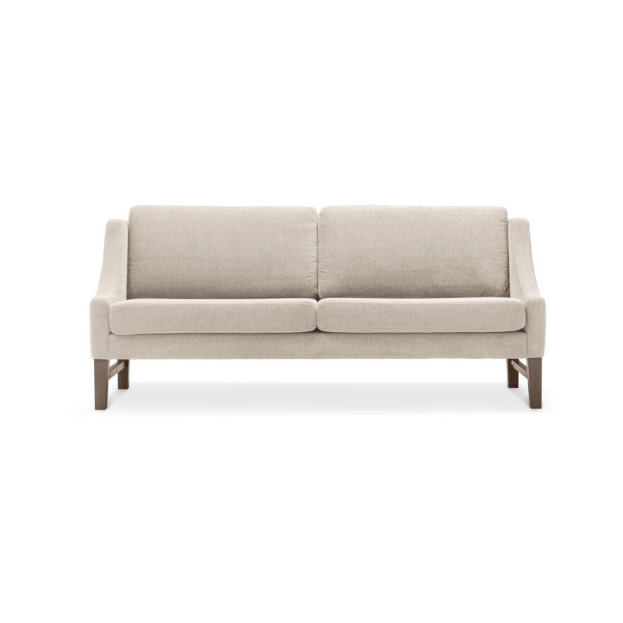DAVOS Spisesofa med armlene 198x79 cm i Beige/natur