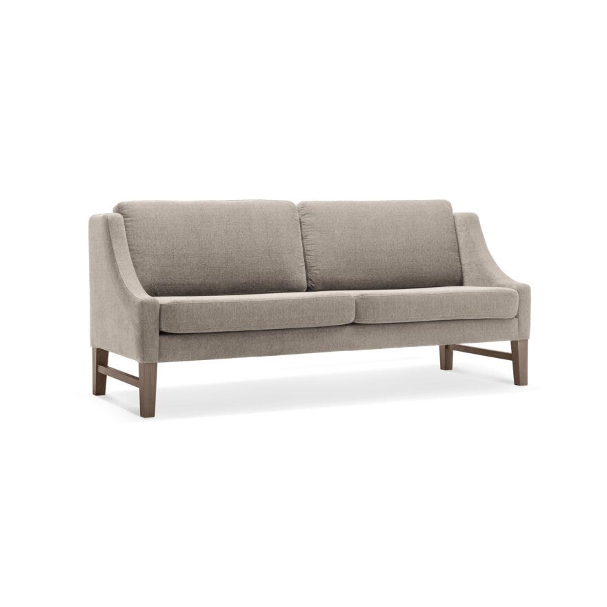 DAVOS Spisesofa med armlene 198x79 cm i Grå