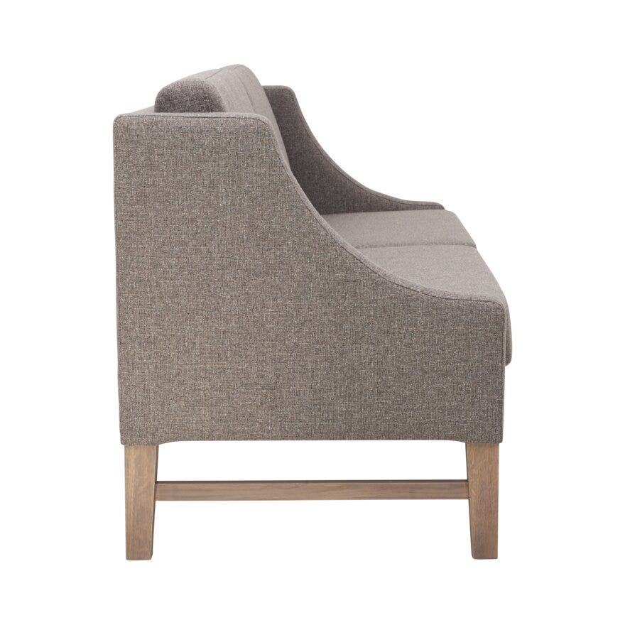 DAVOS Spisesofa med armlene 243x79 cm i Beige/natur
