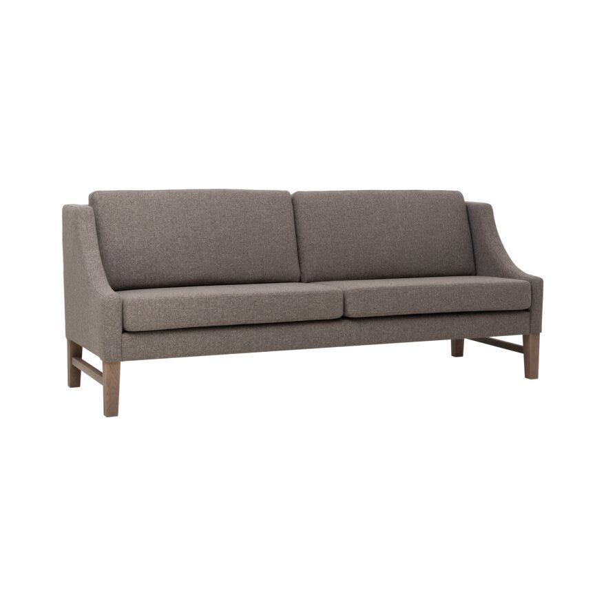 DAVOS Spisesofa med armlene 243x79 cm i Beige/natur