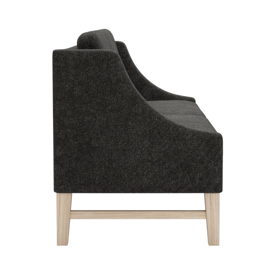 DAVOS Spisesofa med armlene 213x79 cm i Grå