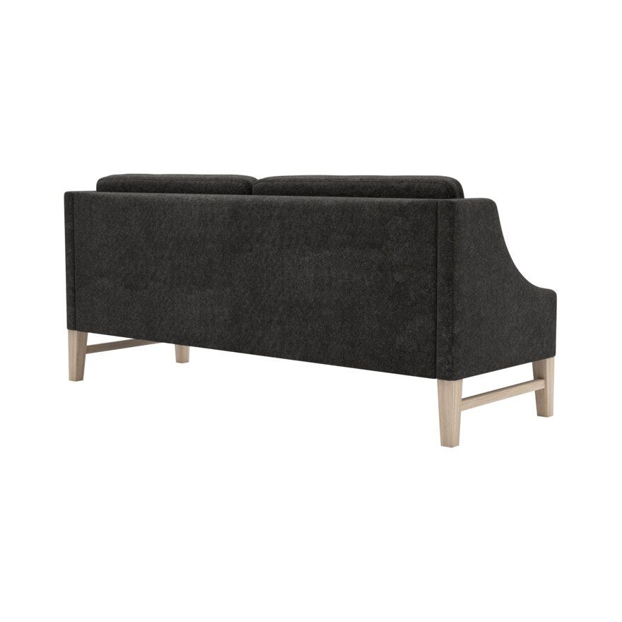 DAVOS Spisesofa med armlene 213x79 cm i Grå
