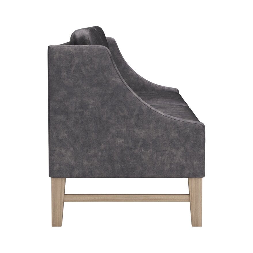 DAVOS Spisesofa med armlene 228x79 cm i Grå