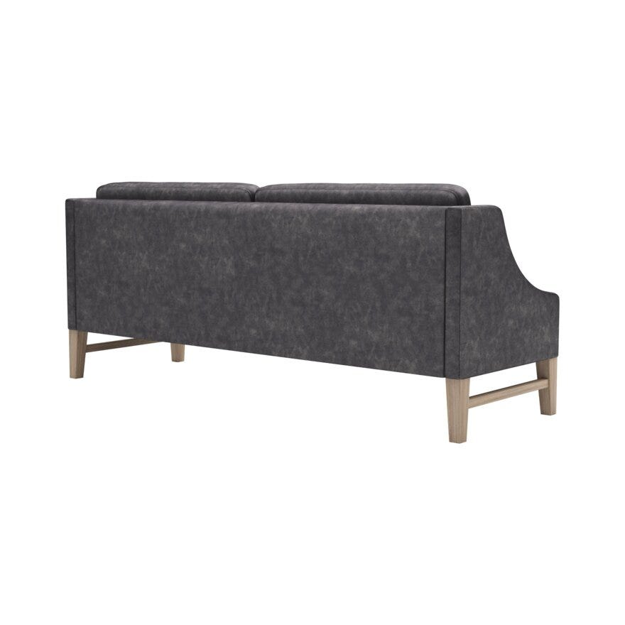 DAVOS Spisesofa med armlene 228x79 cm i Grå