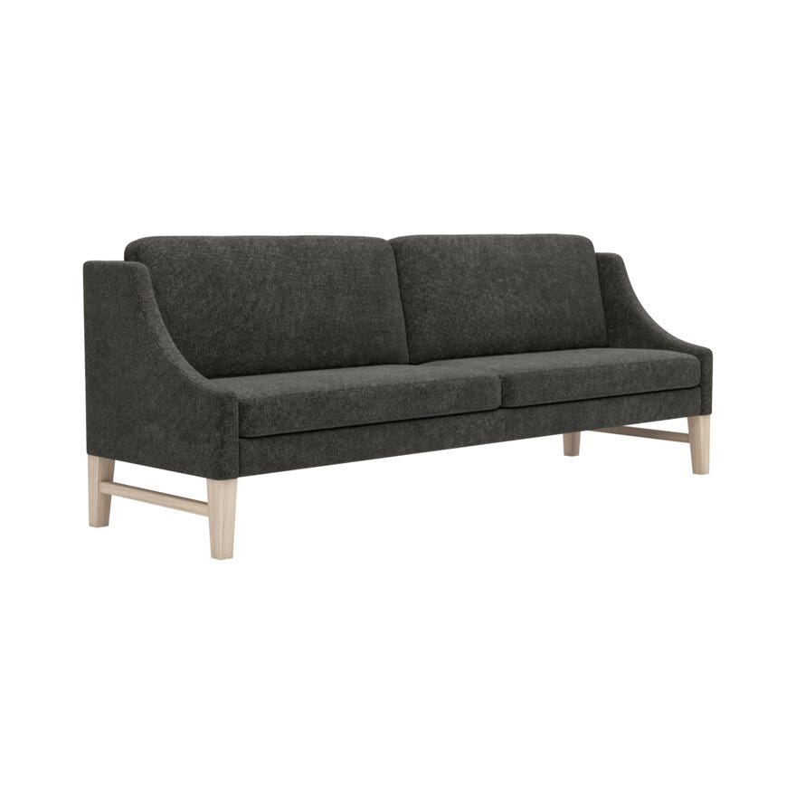 DAVOS Spisesofa med armlene 243x79 cm i Grå