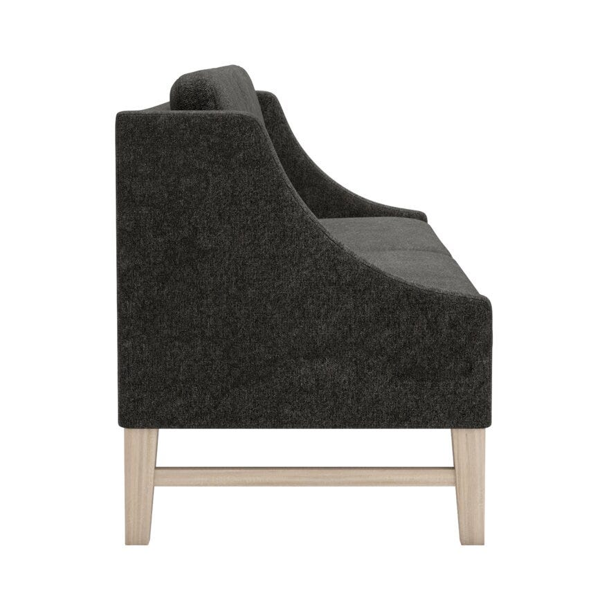DAVOS Spisesofa med armlene 243x79 cm i Grå