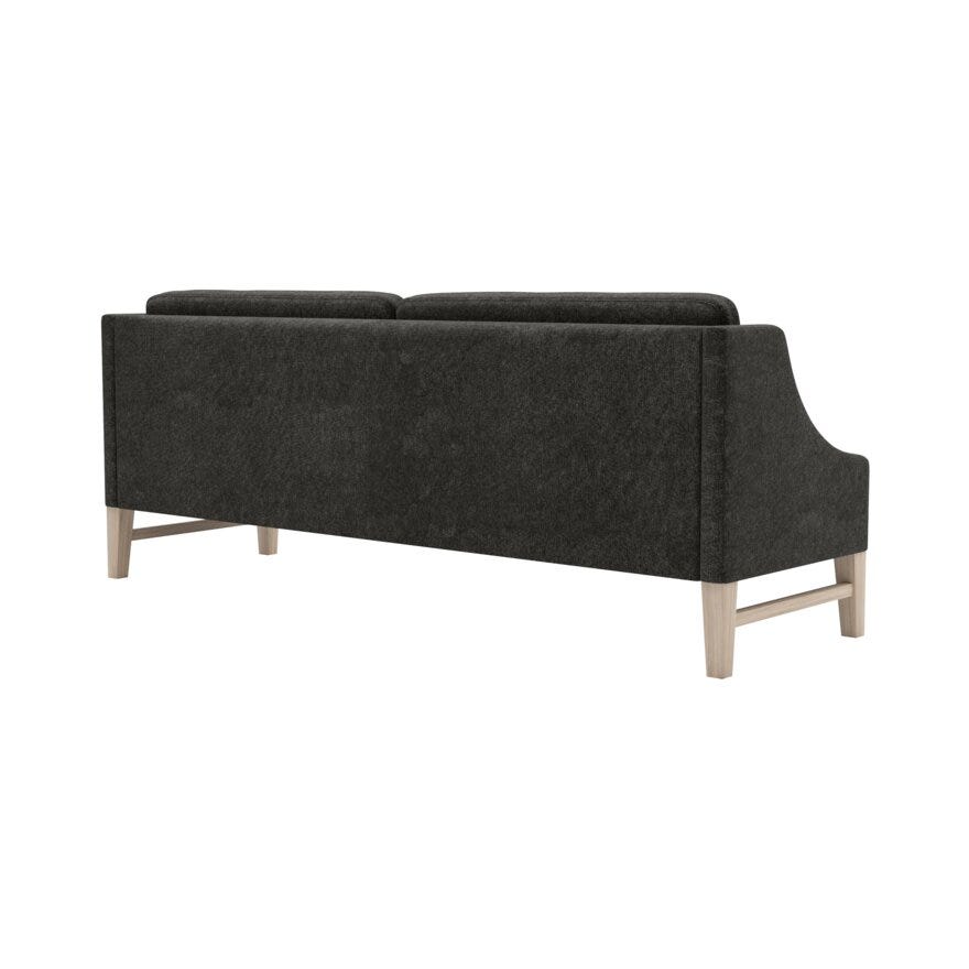 DAVOS Spisesofa med armlene 243x79 cm i Grå