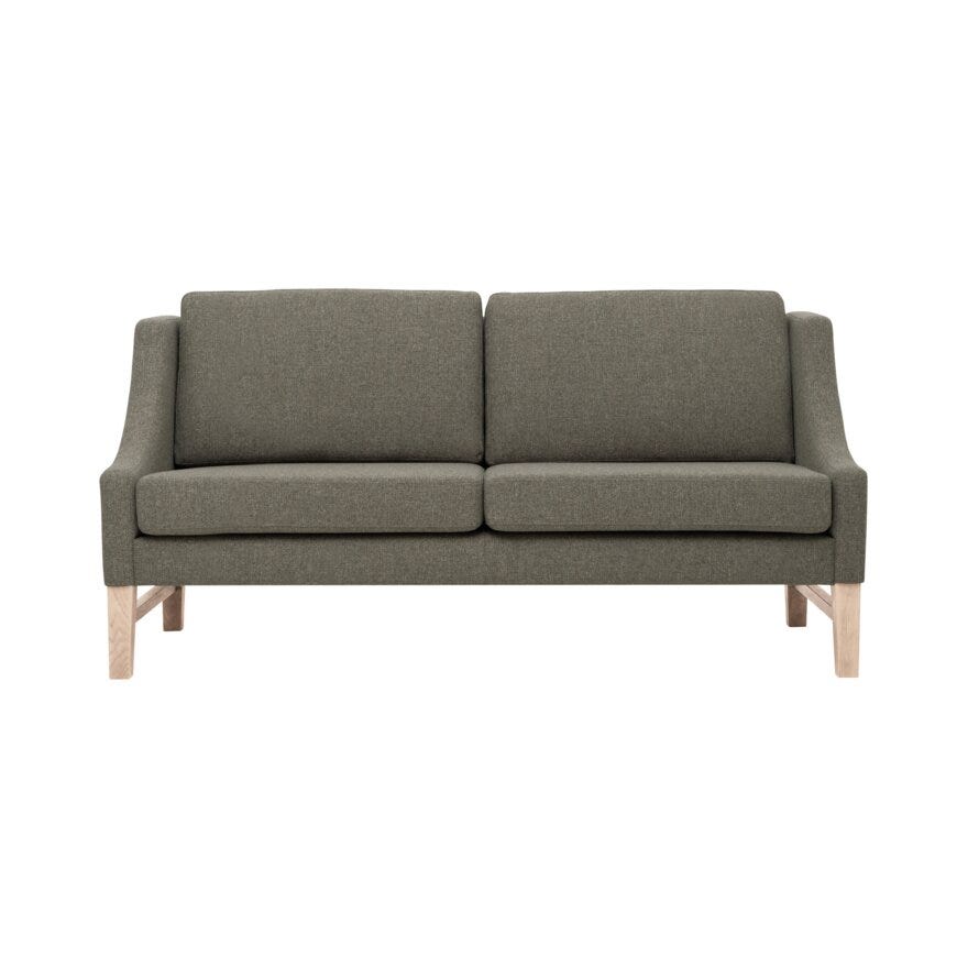 DAVOS Spisesofa med armlene 243x79 cm i Grønn