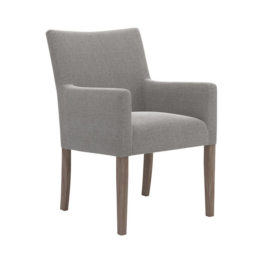 ELLA (M) Spisestol med armlene i Grå