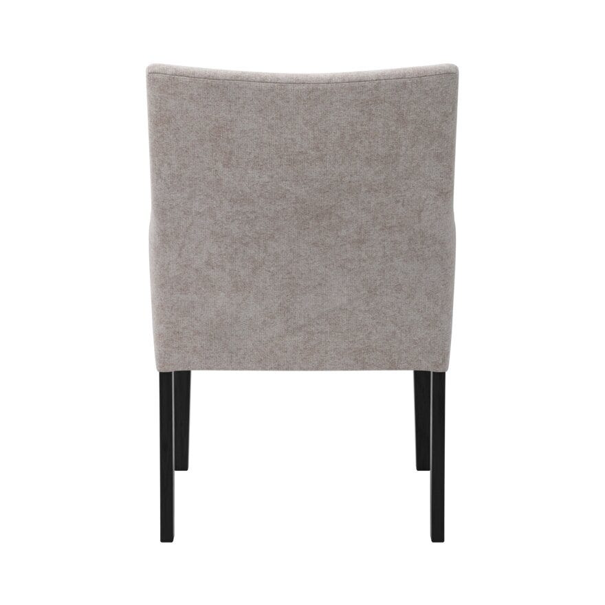 ELLA (M) Spisestol med armlene i Beige/natur