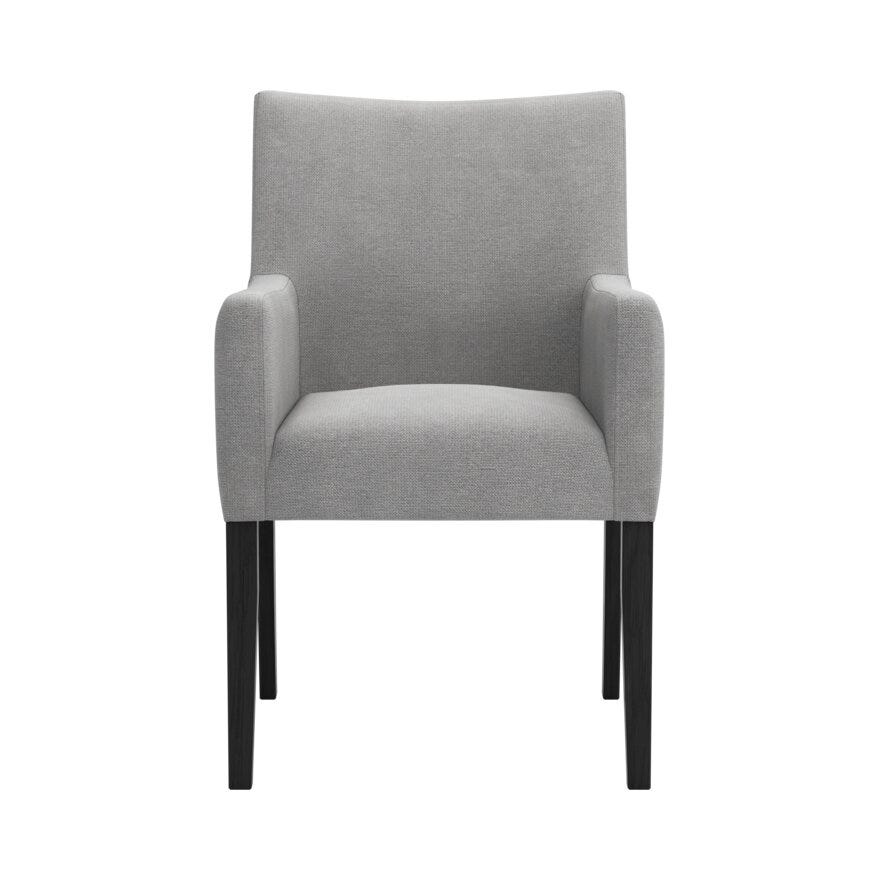 ELLA (M) Spisestol med armlene i Grå