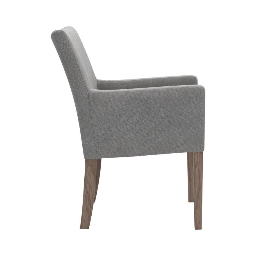 ELLA (M) Spisestol med armlene i Grå