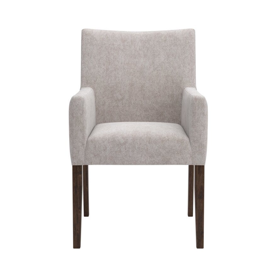 Jakobsen ELLA (M) Spisestol med armlene i Beige/natur