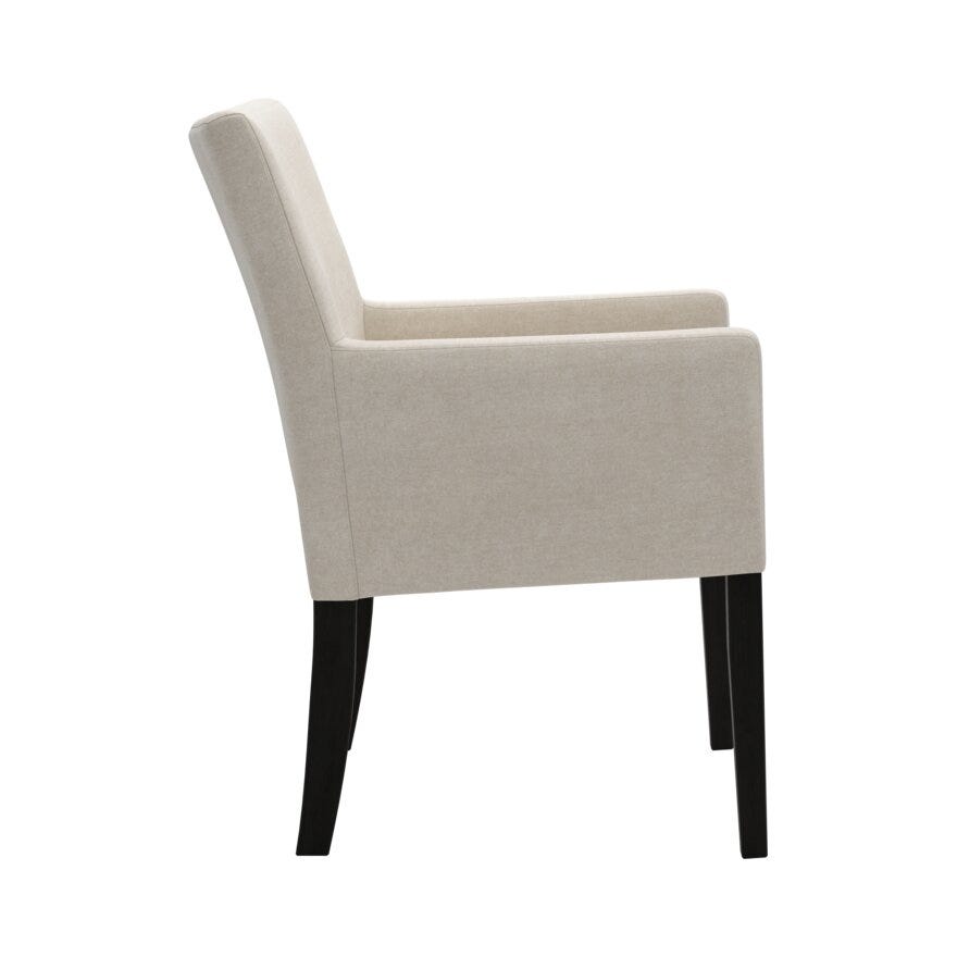 Jakobsen ELLA (M) Spisestol med armlene i Beige/natur