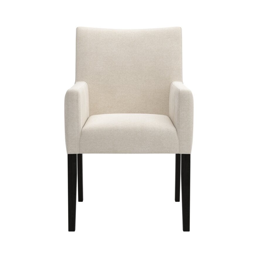 Jakobsen ELLA (M) Spisestol med armlene i Beige/natur