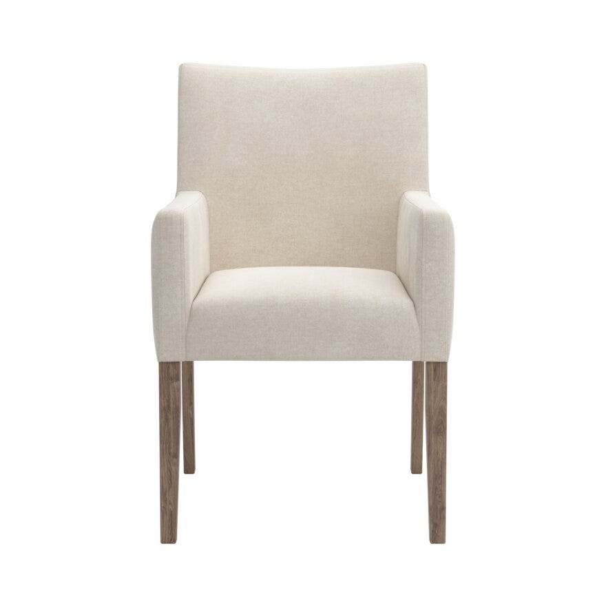 Jakobsen ELLA (M) Spisestol med armlene i Beige/natur