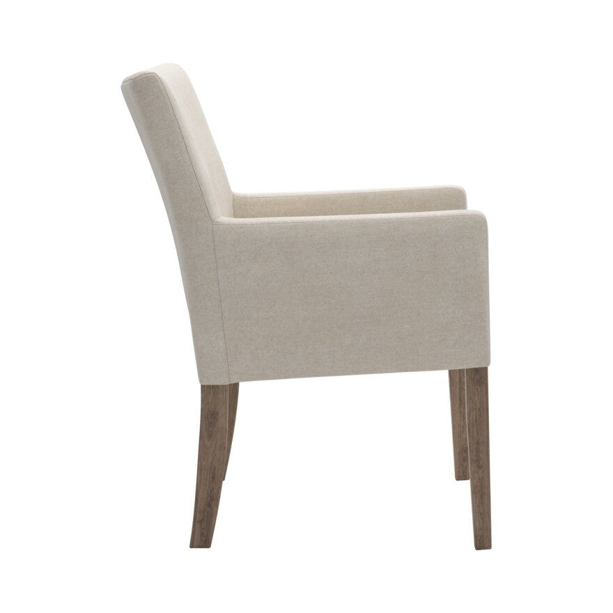 Jakobsen ELLA (M) Spisestol med armlene i Beige/natur
