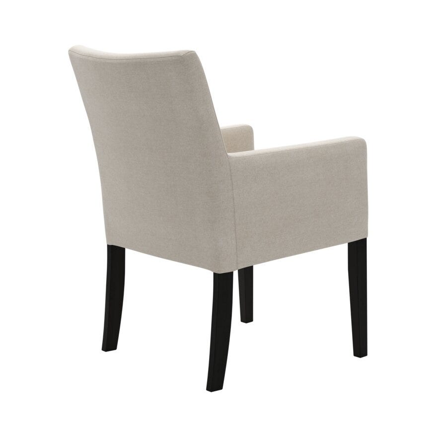 Jakobsen ELLA (M) Spisestol med armlene i Beige/natur