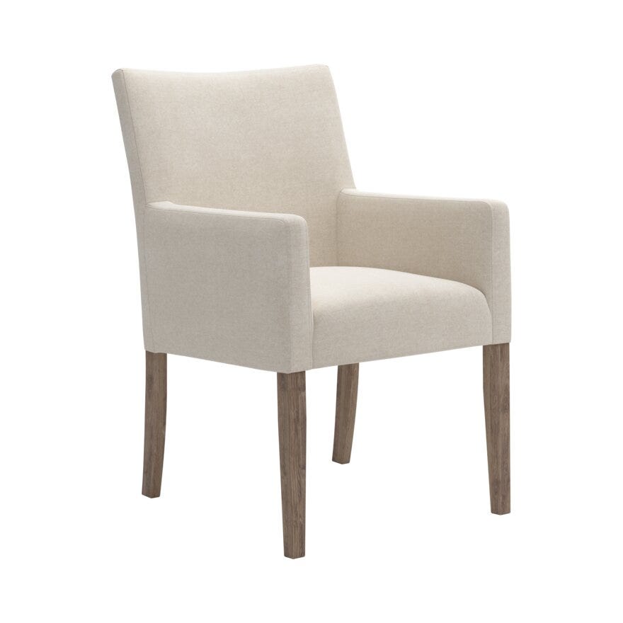 Jakobsen ELLA (M) Spisestol med armlene i Beige/natur