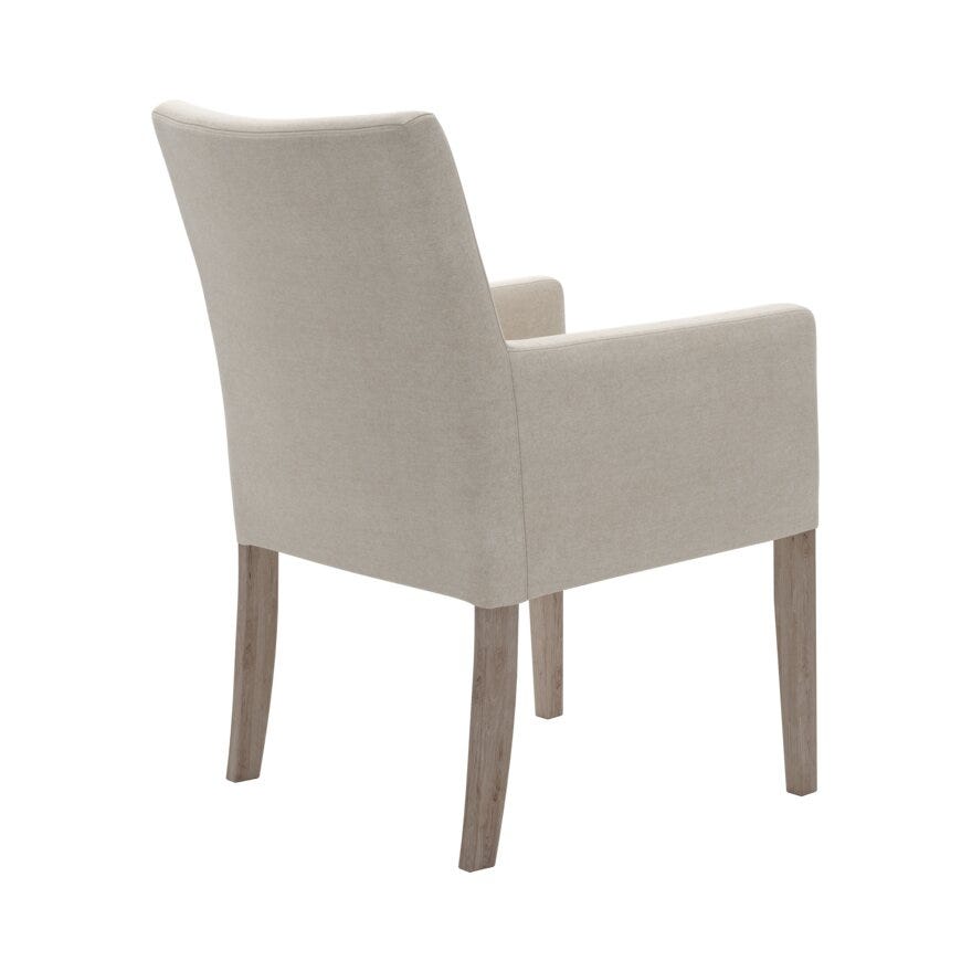 Jakobsen ELLA (M) Spisestol med armlene i Beige/natur